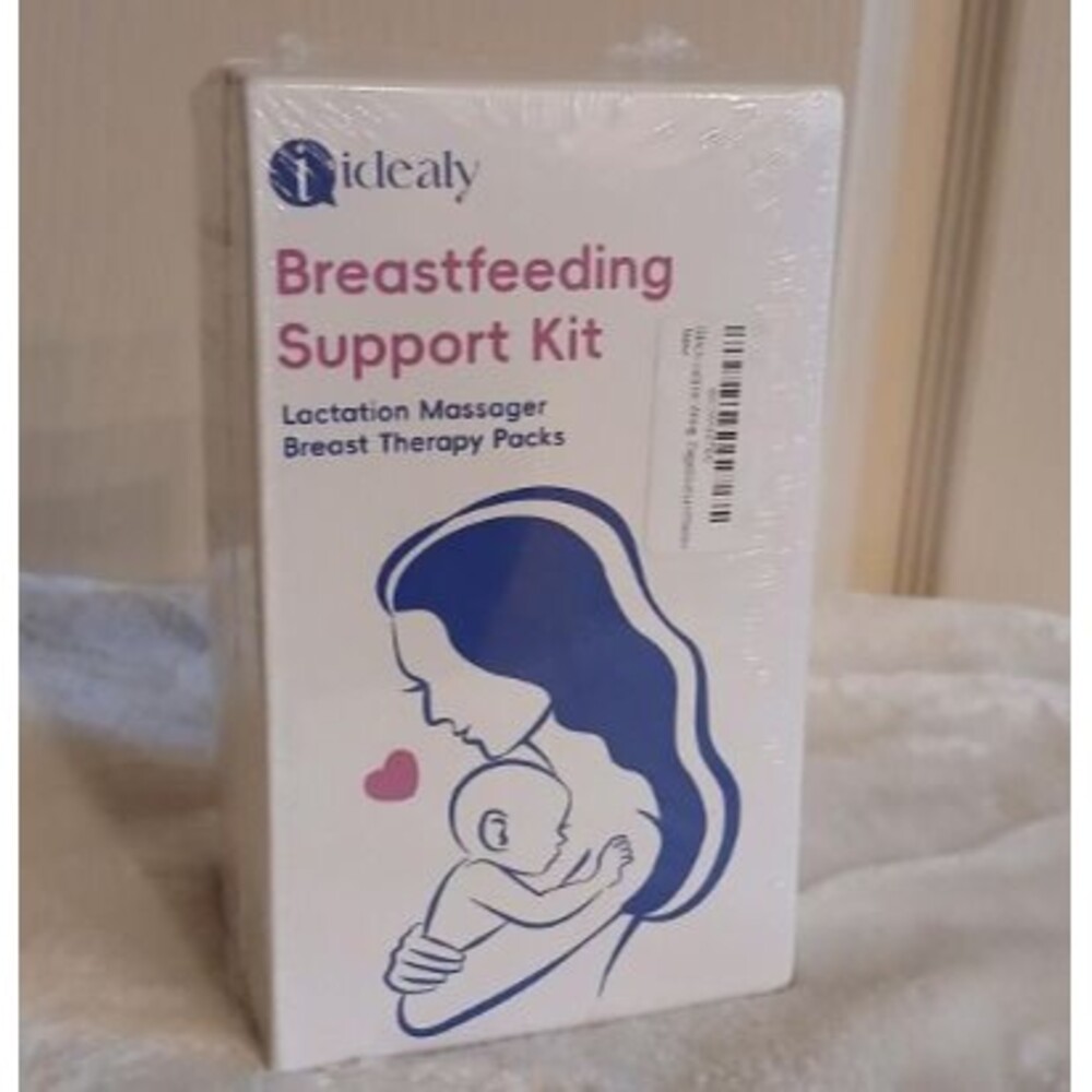 New Sealed Breastfeeding Support Kit Lactation Massager Heat Cold Therapy Packs